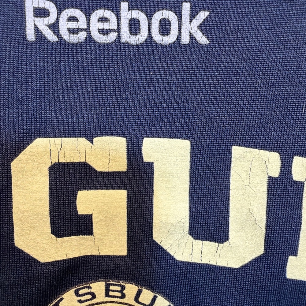 Pittsburgh Penguins Winter Classic Shirt Mens XL Blue NHL Hockey ReebokSpeedwick - Picture 5 of 12
